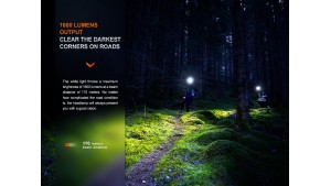 Fenix HM65R-T V2.0 - Lanternă frontală - 1600 Lumeni - 170 Metri - Dark Purple